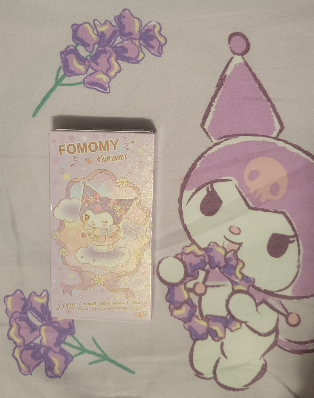 FOMOMY Kuromi Amor Moon Colour Contact Lenses -0.00