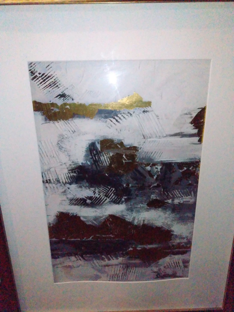 framed art abstract - photo 2