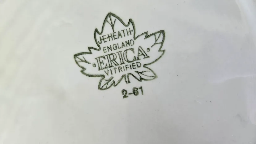 Vintage Erica Vitrified dinner Plates image indicator(2)