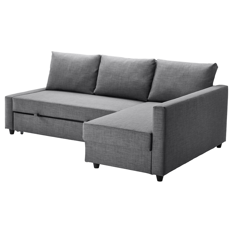 Grey Sectional Sofa Bed with Storage