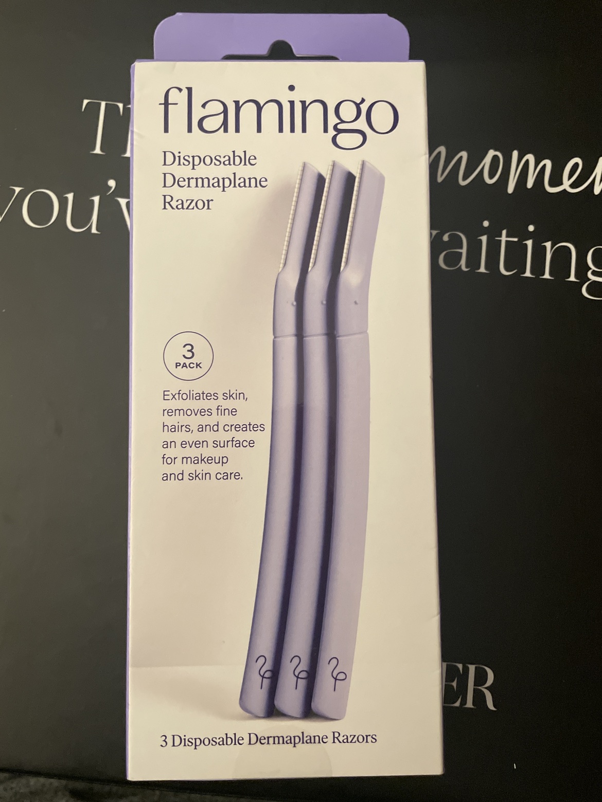 Flamingo Disposable Dermaplane Razors - 3 Pack