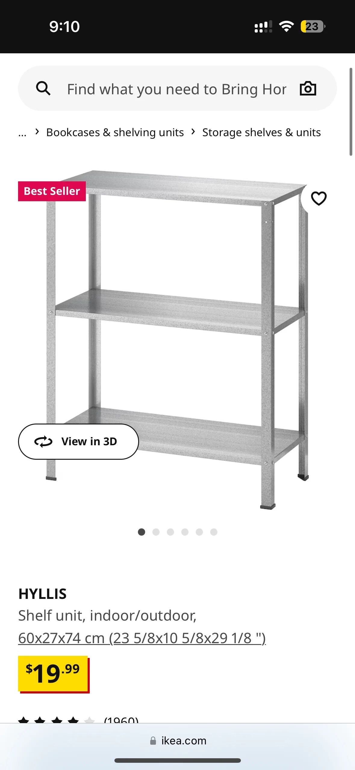 HYLLIS Shelf Unit thumbnail