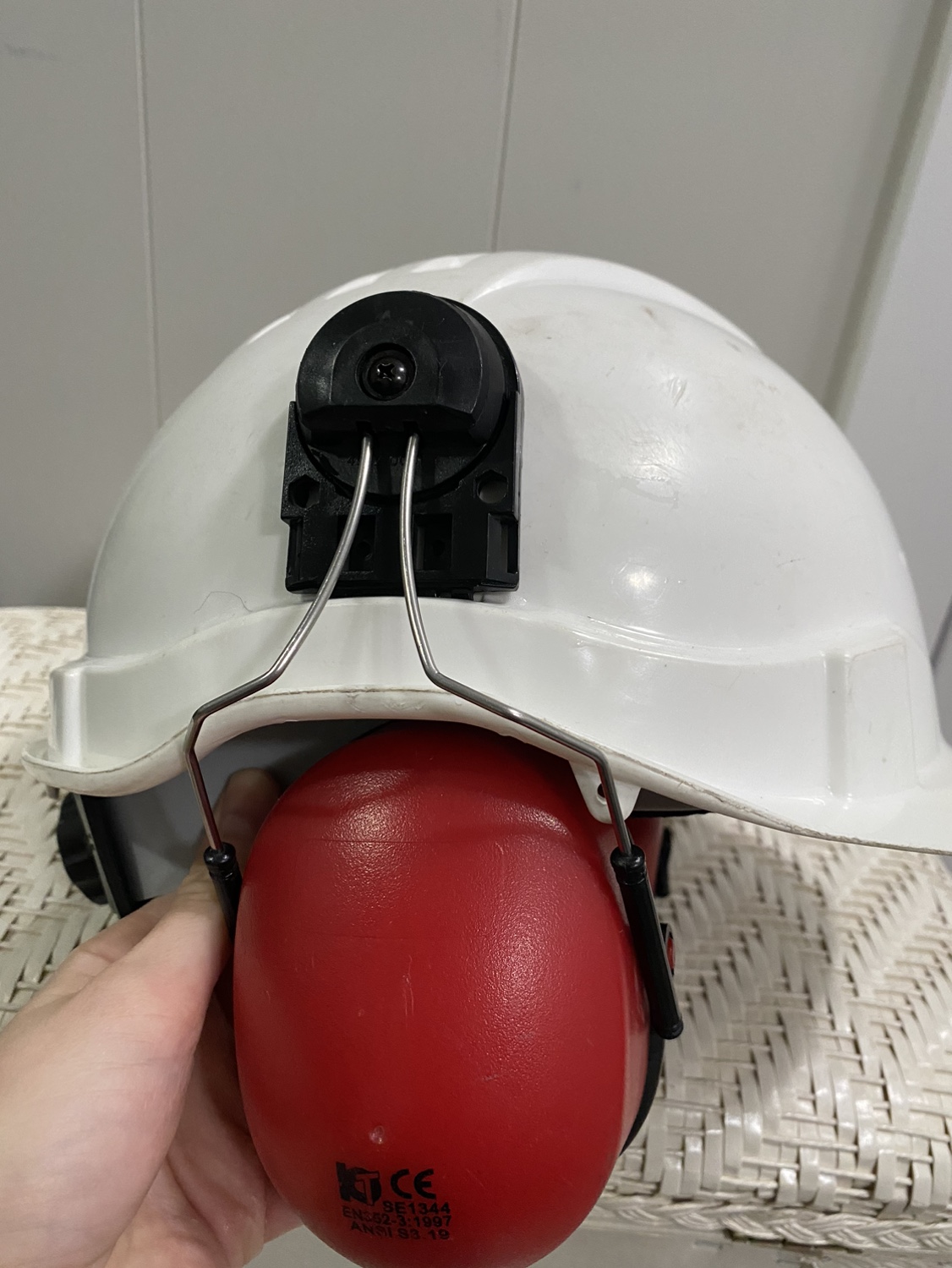 Hard Hat with Ear Muffs - photo 2