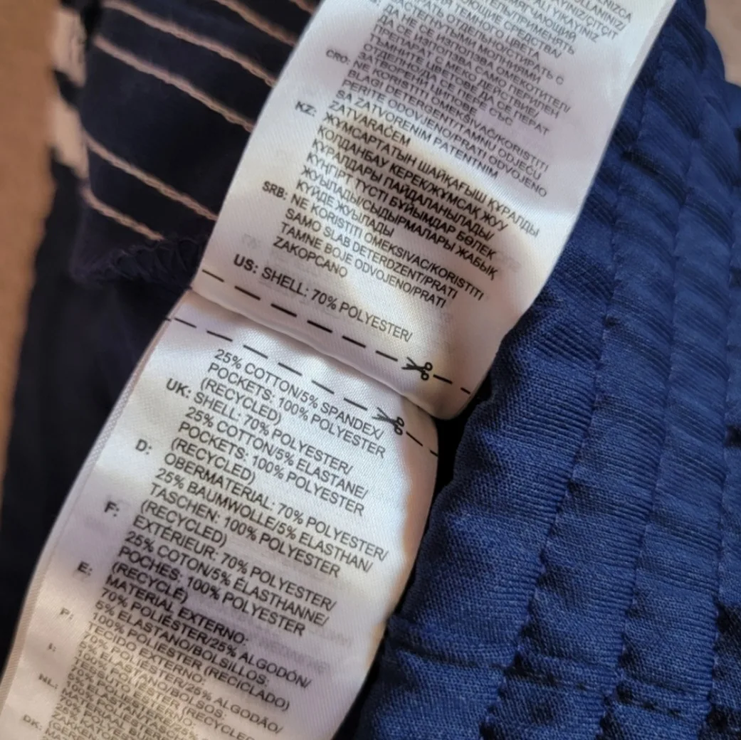 Adidas tapered blue track pants image indicator(8)