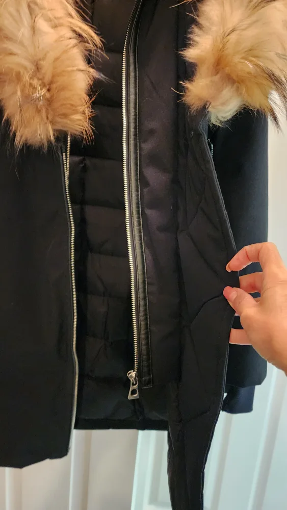 Women's RUDSAK Winter Coat with Fur Trim XS- AUTHENTIC! image indicator(8)