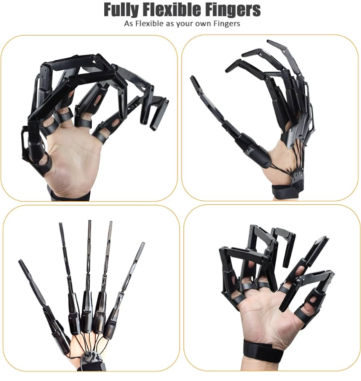 Pair of Halloween articulated fingers. 🎃💀🦇👻
