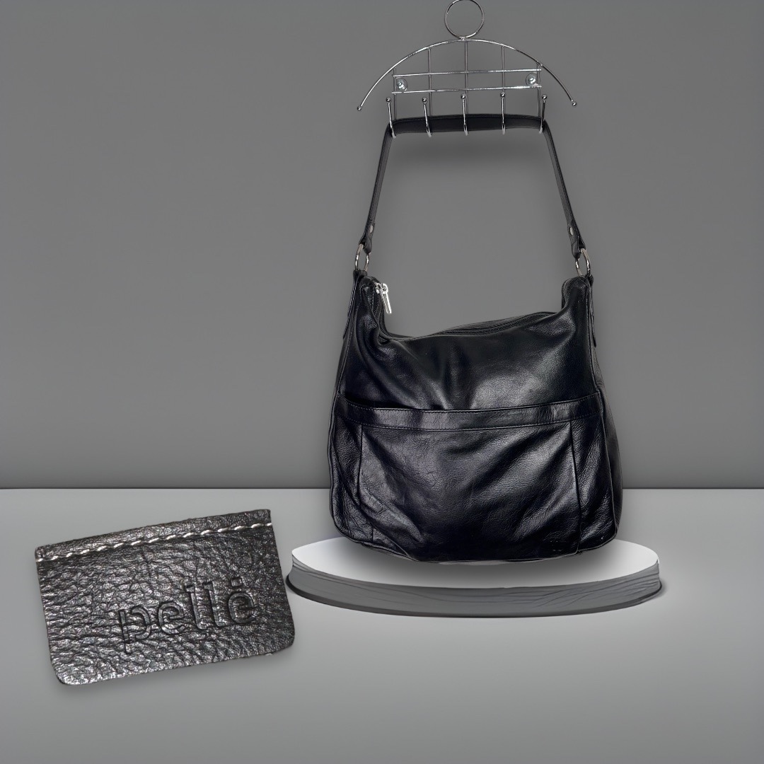 Bella Black Leather Handbag - photo 3