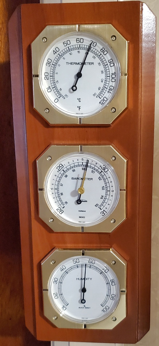 Barometer, Thermometer, and Hygrometer Set