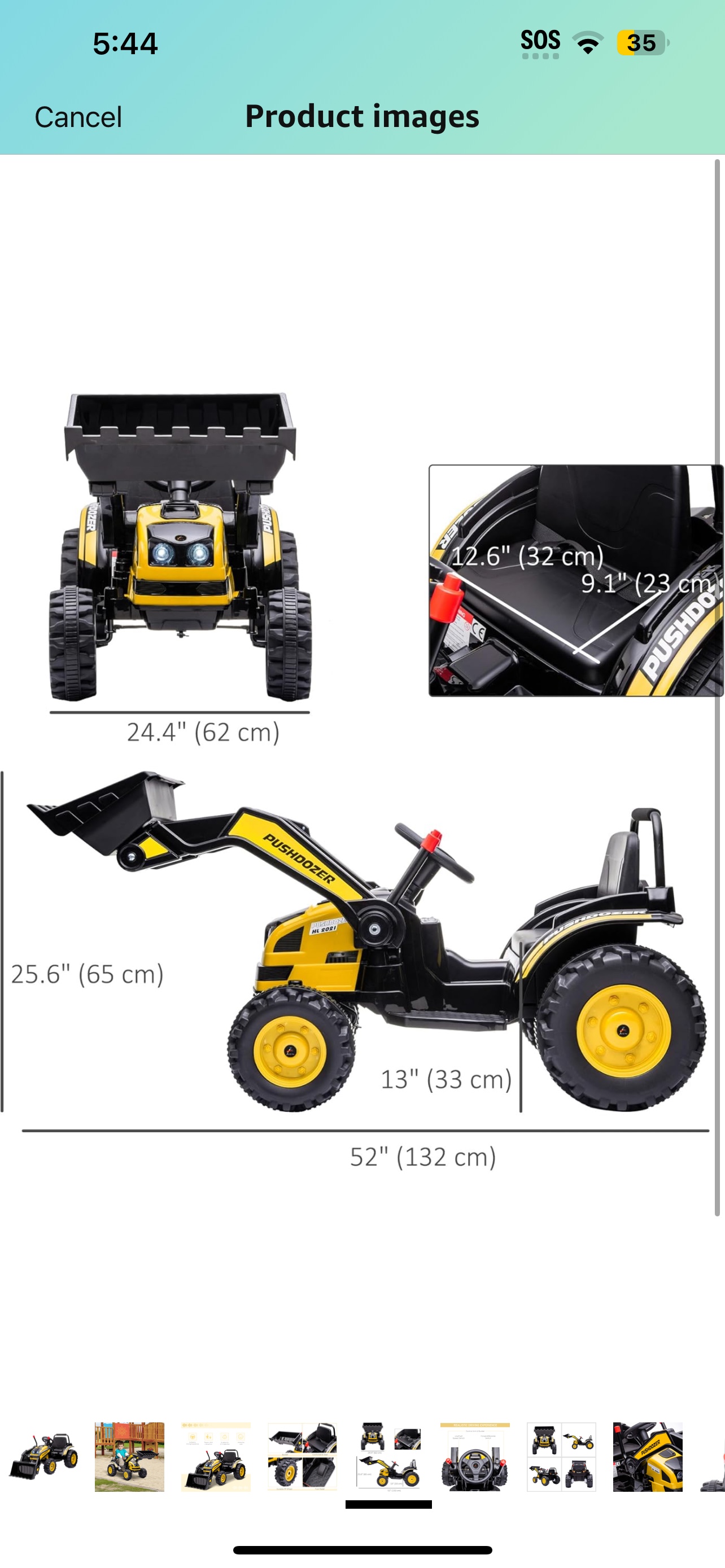 Kids Push Tractor - photo 5