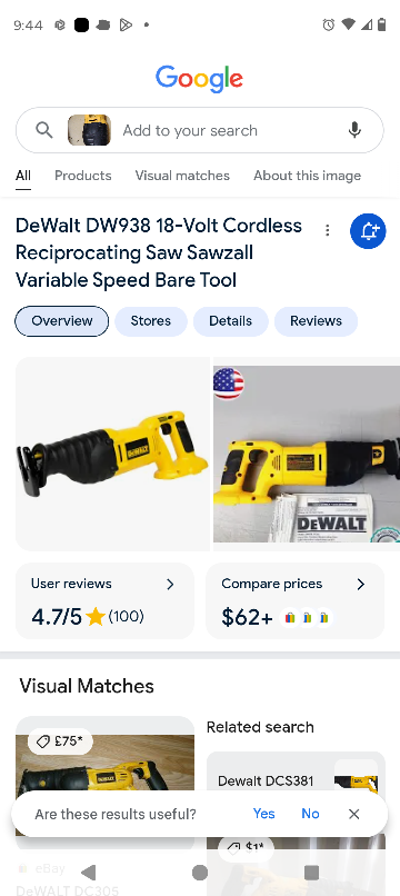 DeWalt Reciprocating Saw - photo 3