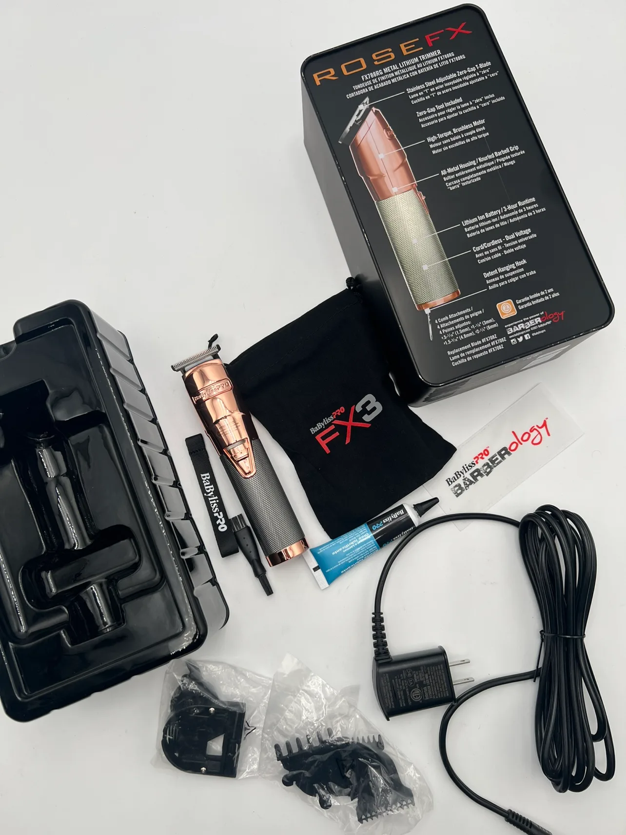 NEW BabylissPRO RoseFX Cordless Trimmer image indicator(2)