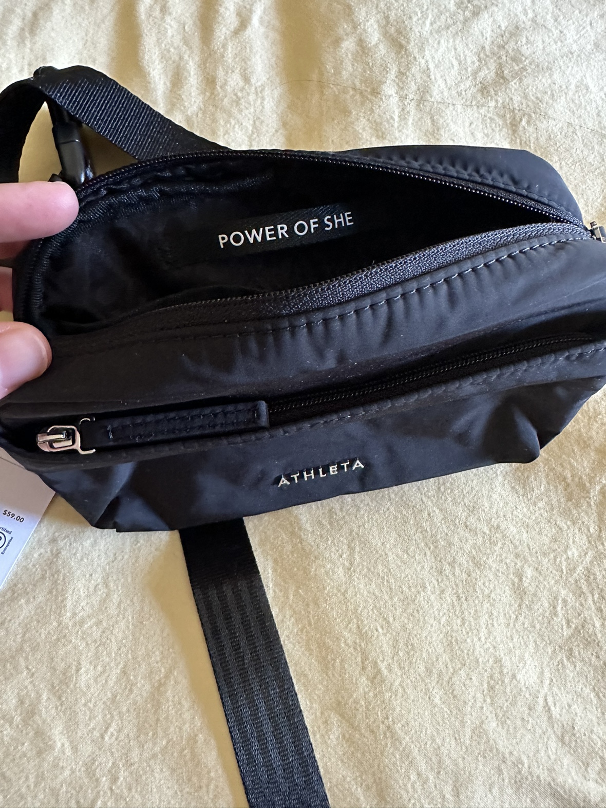 ATHLETA Black All About Belt Bag - photo 2