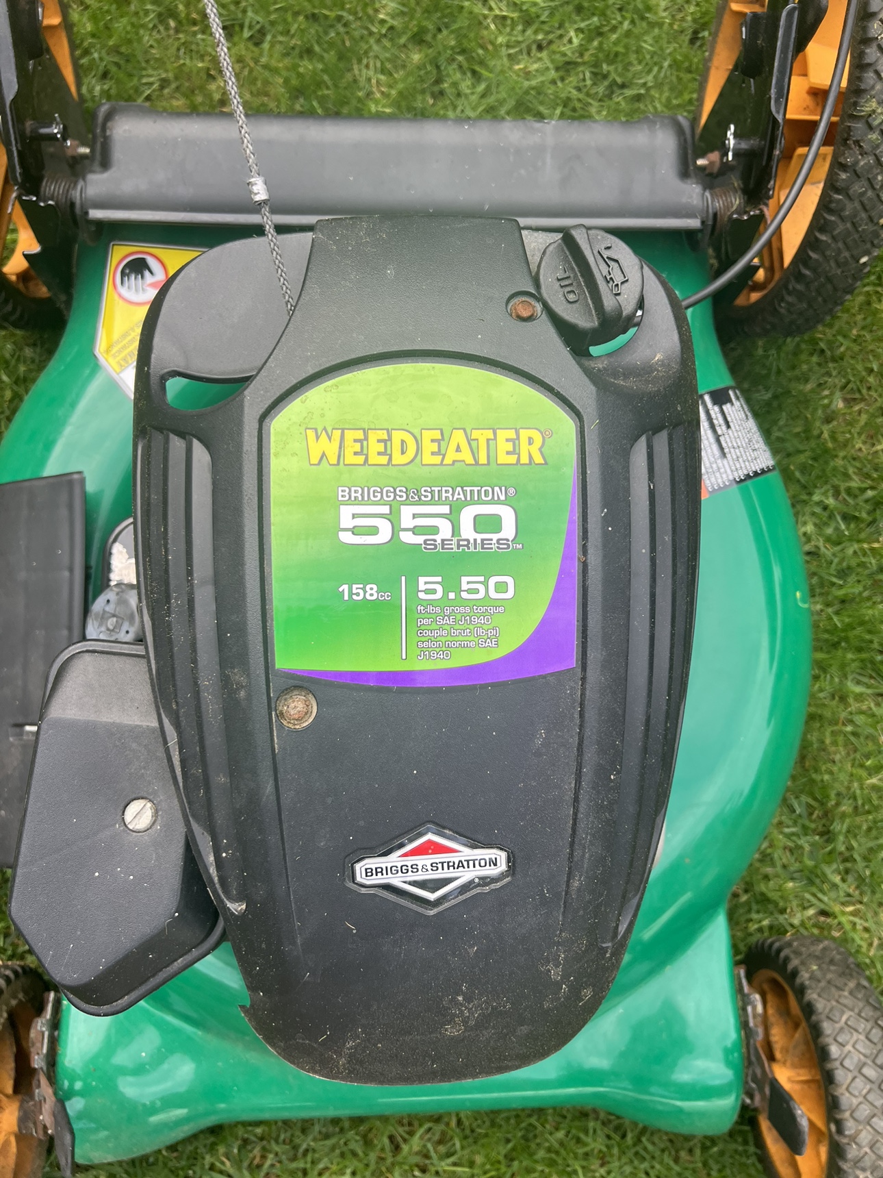 Weed Eater Lawn Mower - photo 2