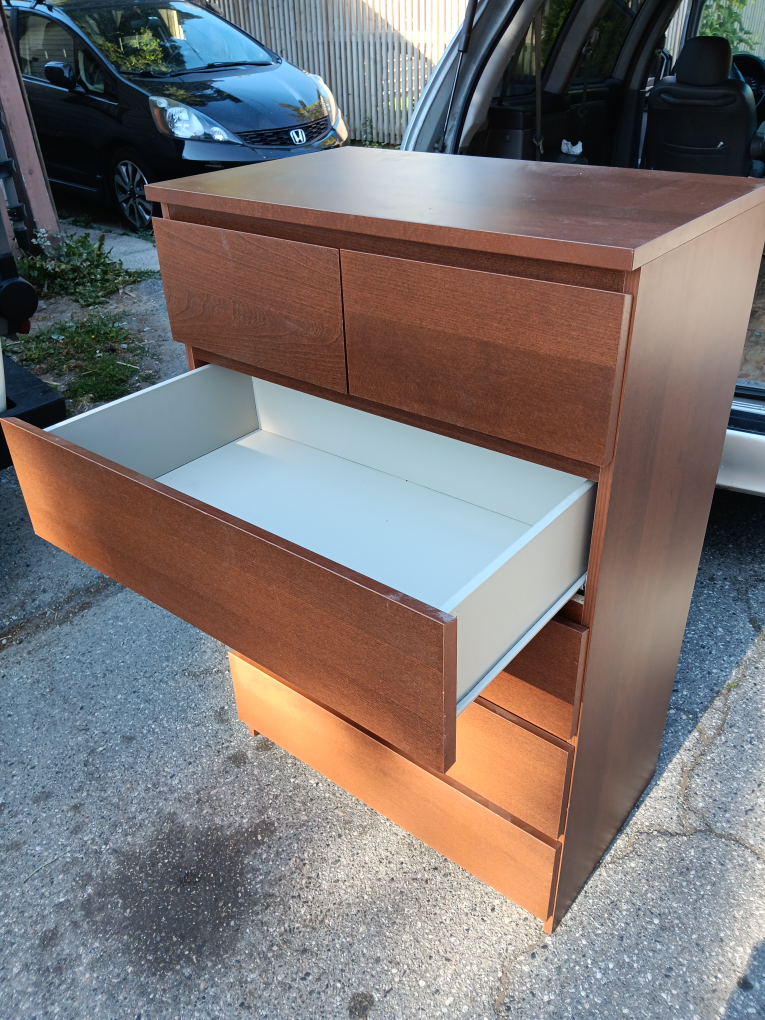 malm IKEA dresser, delivery available - photo 3