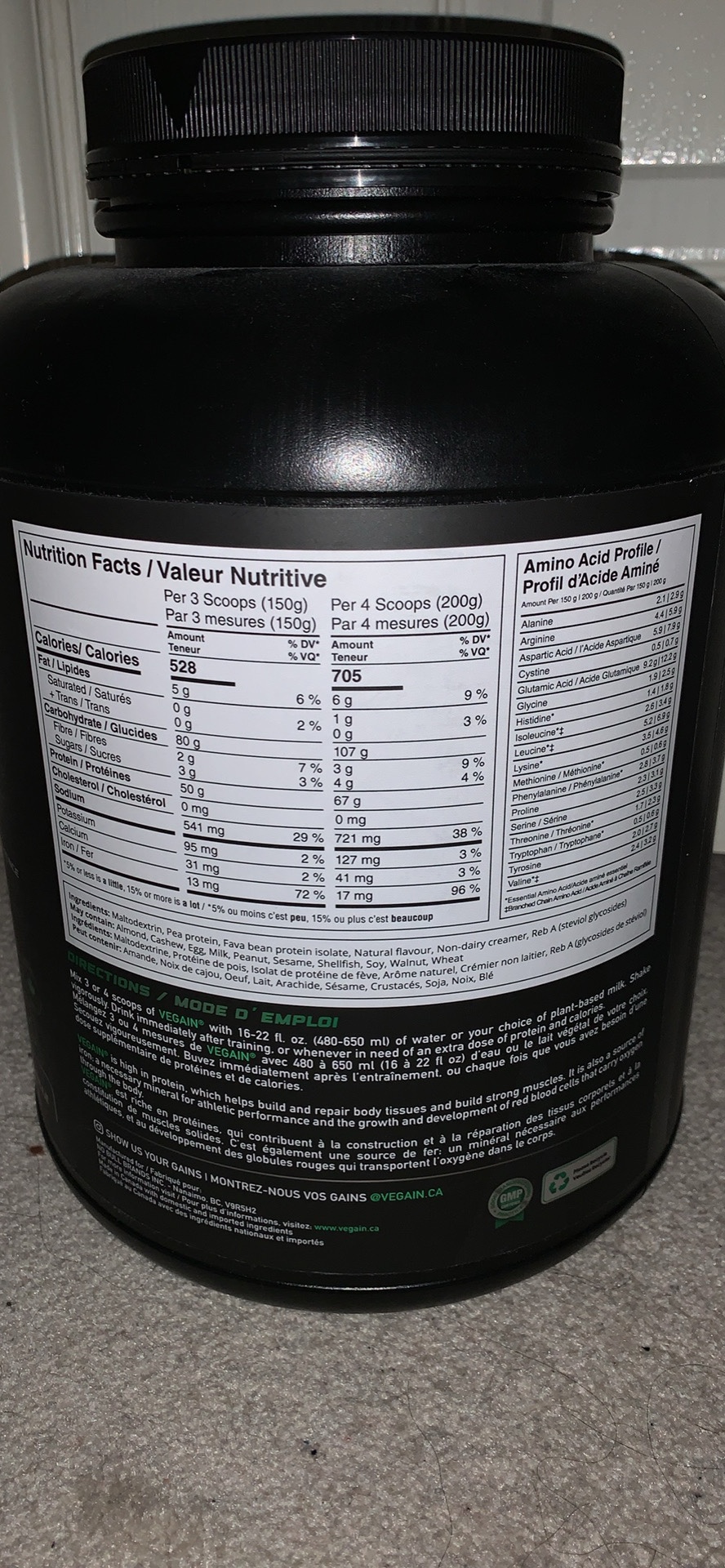 Vegain mass gainer protein powder - photo 3