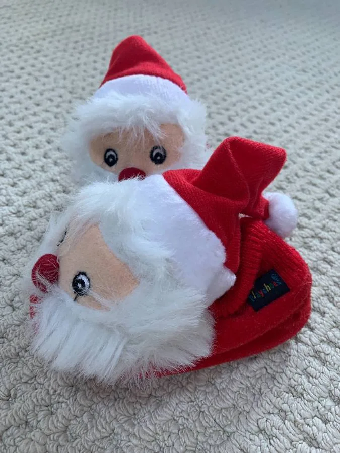 Santa Claus Plush and toddler Slippers image indicator(3)