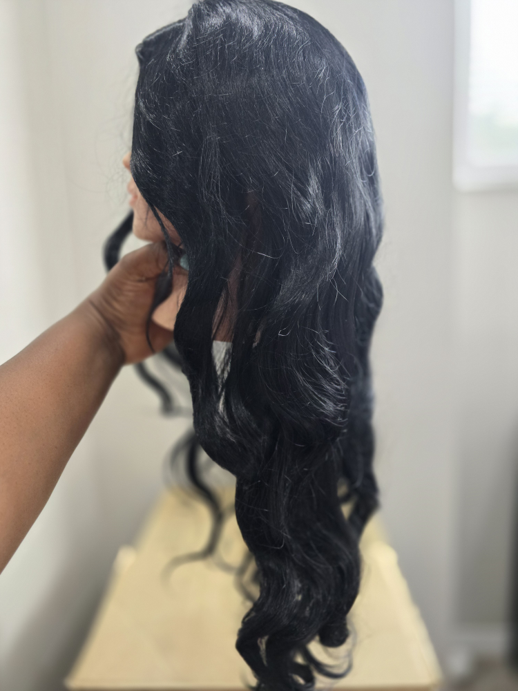 Black Long Wavy Wig