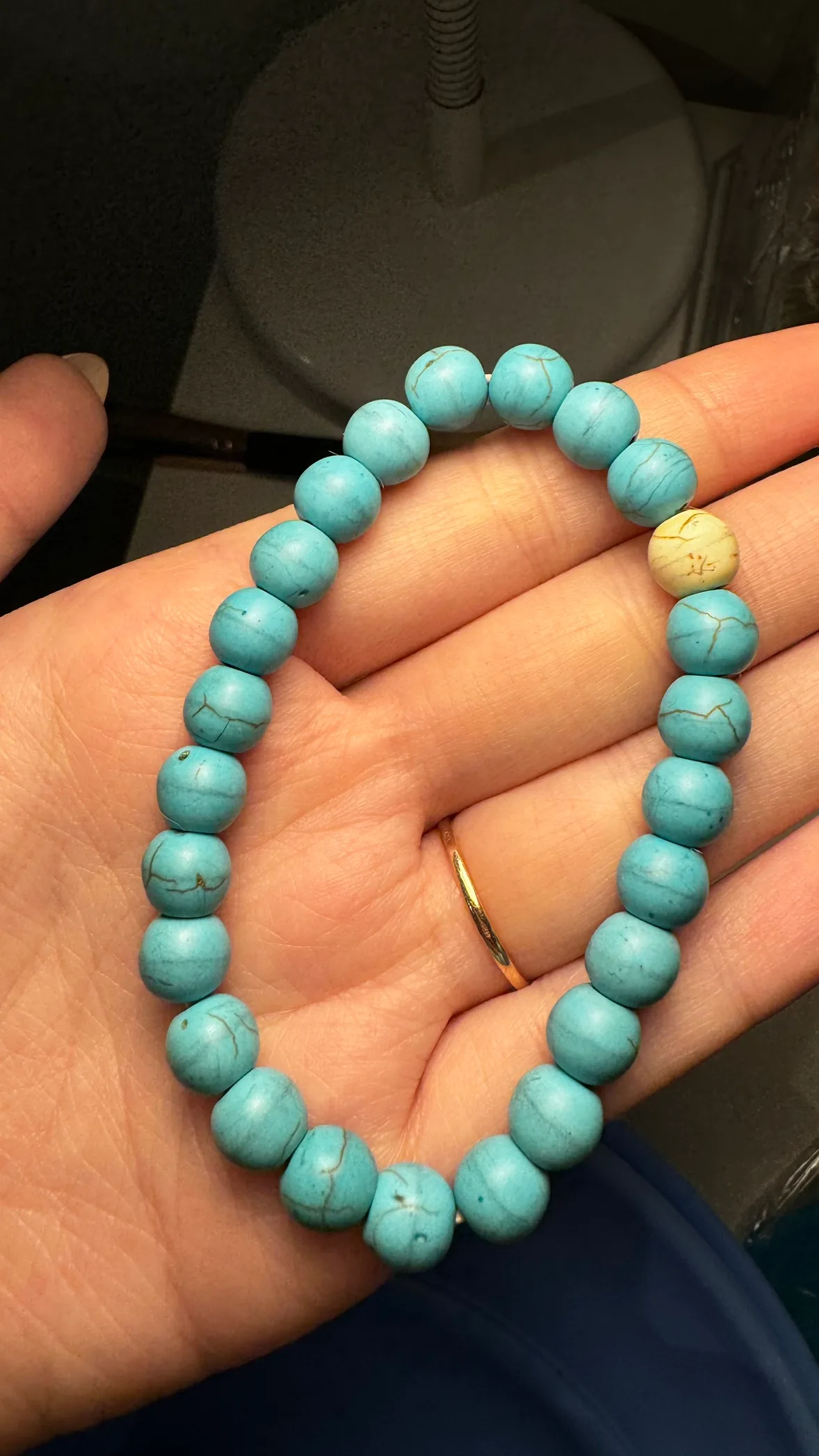 Turquoise Bead Bracelet thumbnail