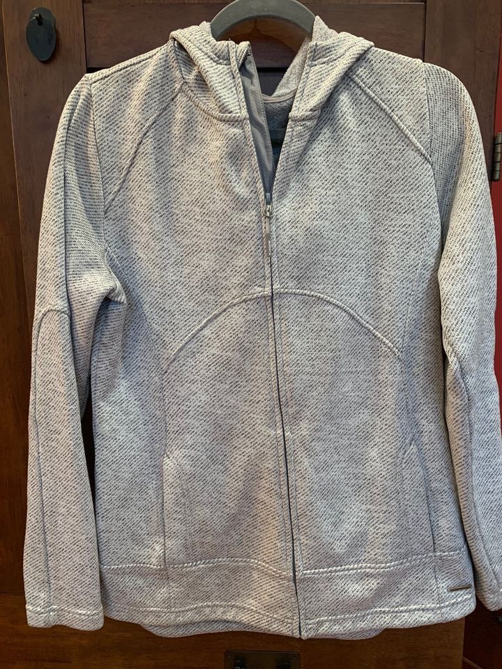 Mondetta Women's Grey Zip Up Hoodie Size L