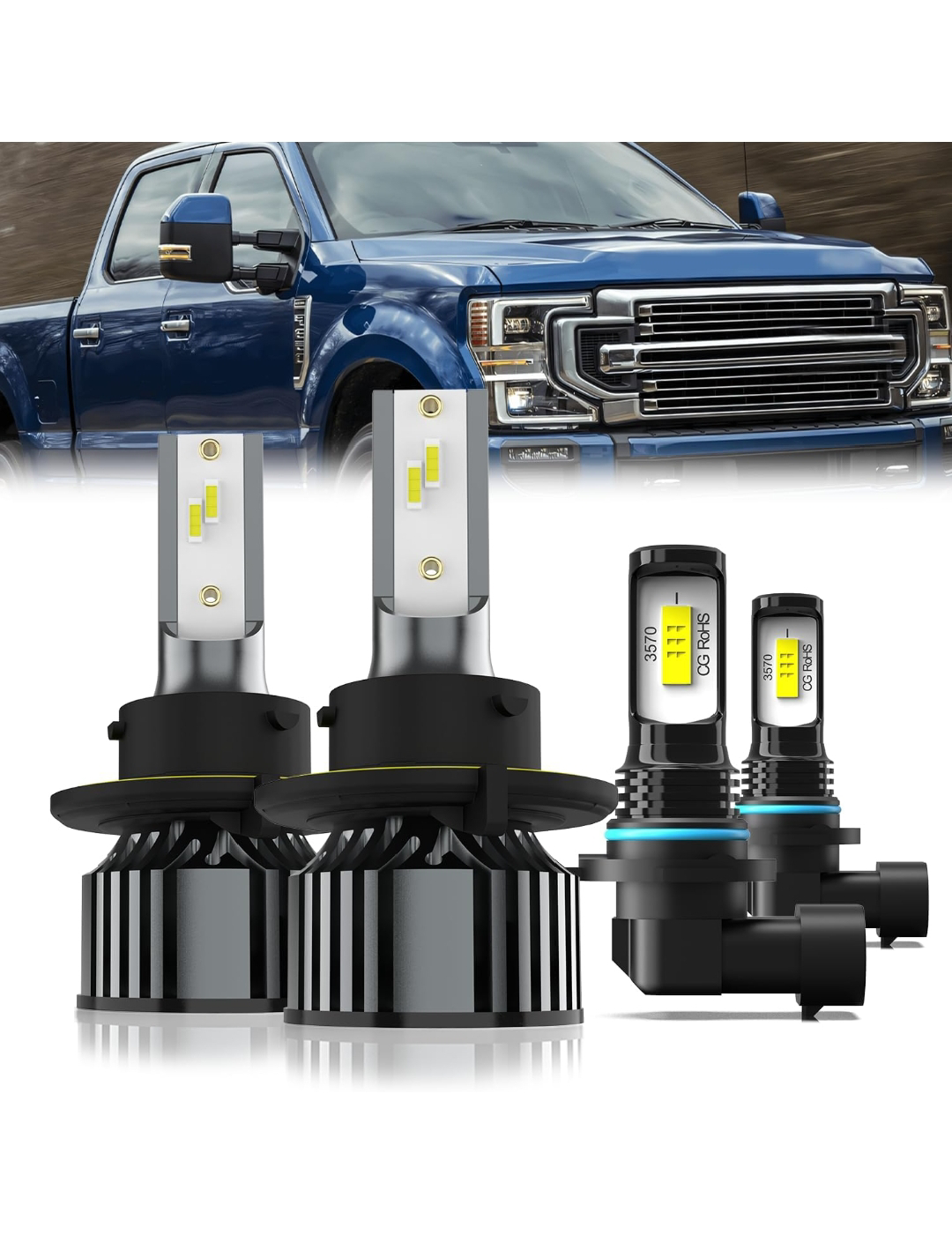 LED Headlight Bulbs+LED Fog light bulb