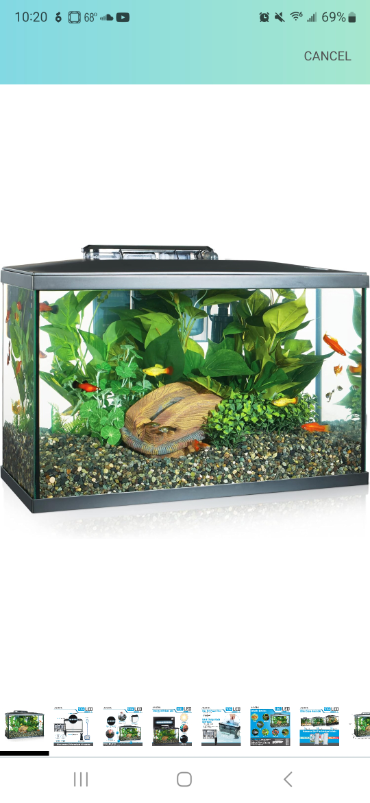 Aquarium 10 Gallon Fish Tank