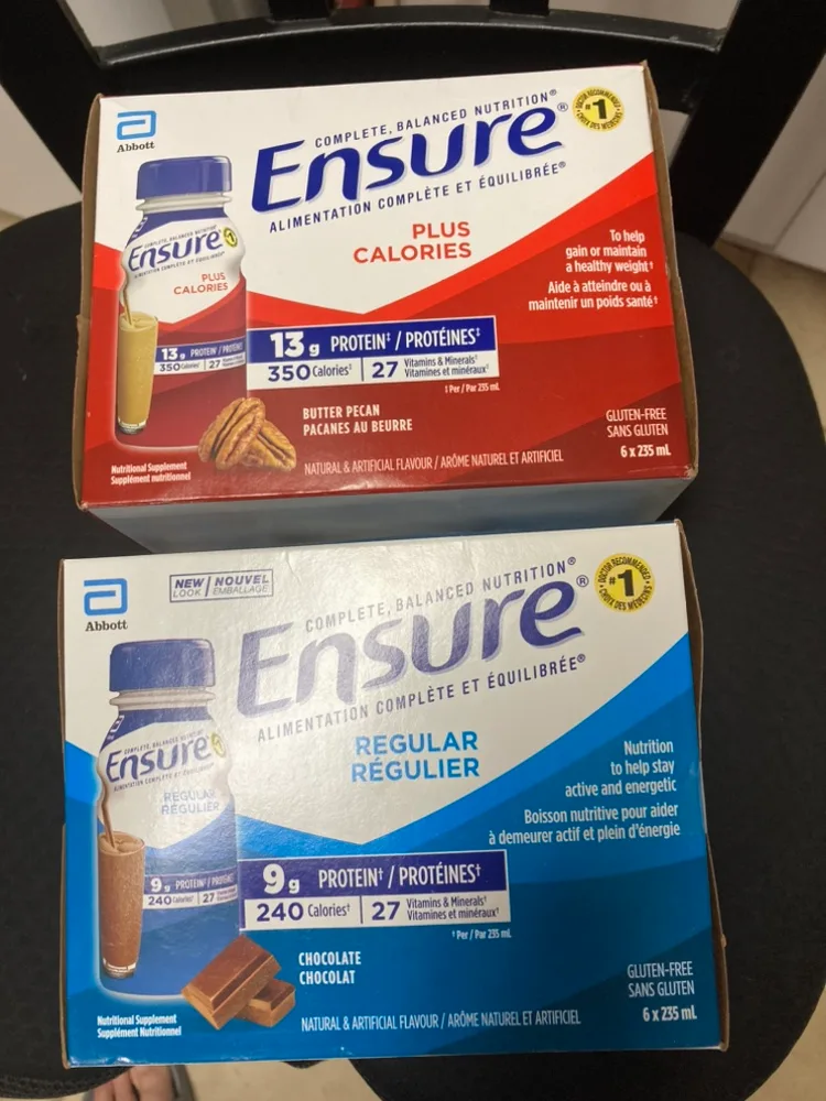 Ensure Plus and Regular thumbnail