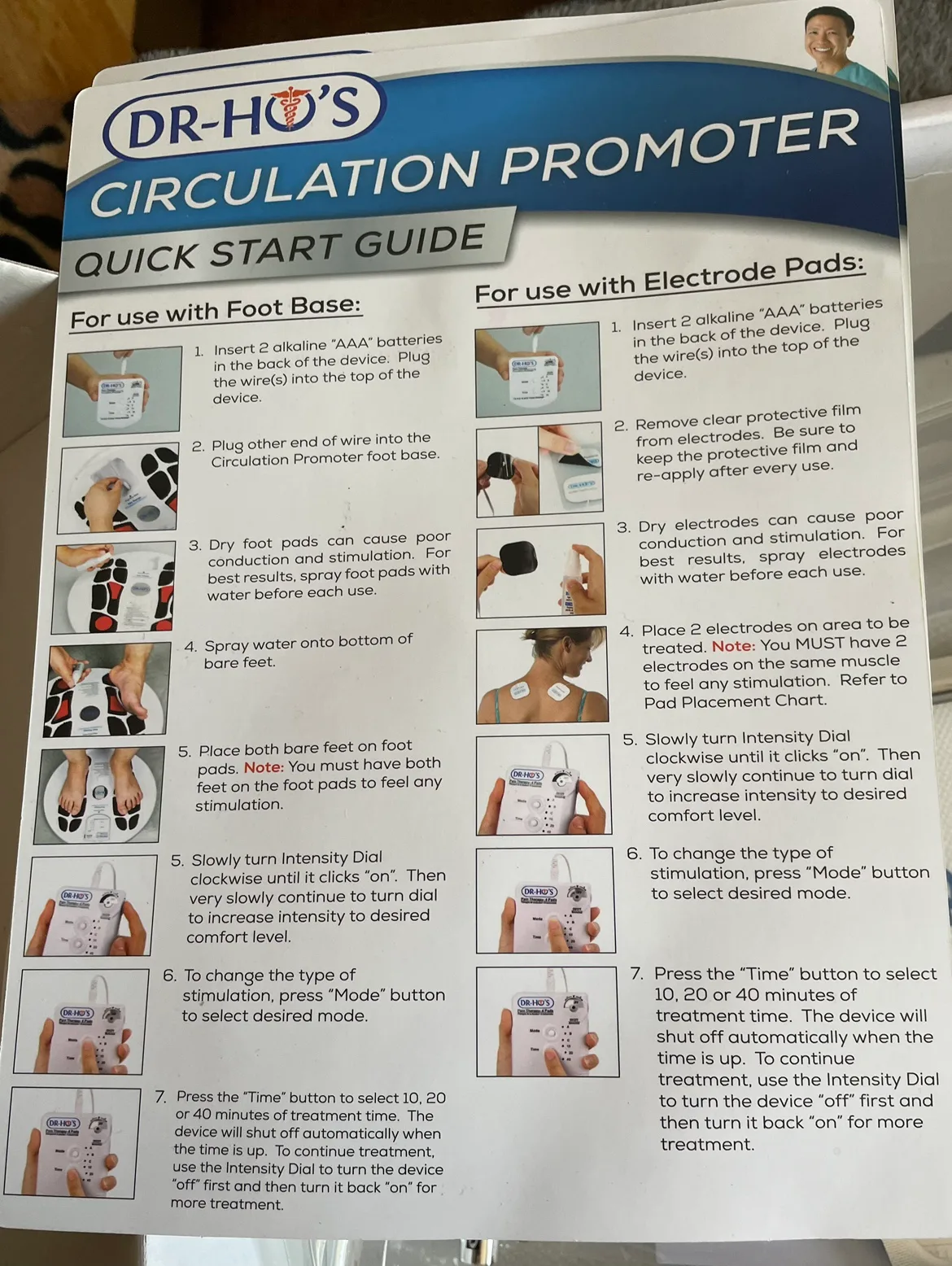 Dr. Ho's Circulation Promoter Foot and Leg Pain Relief image indicator(3)