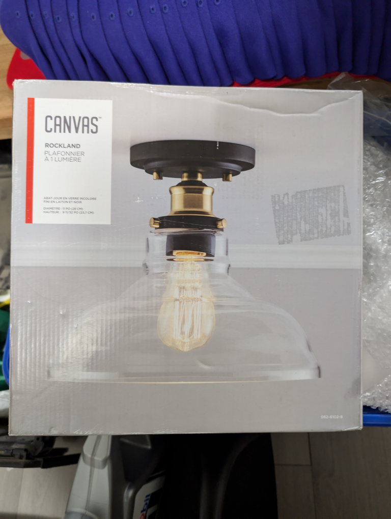 *New* CANVAS Rockland Semi-Flush Mount Ceiling Light