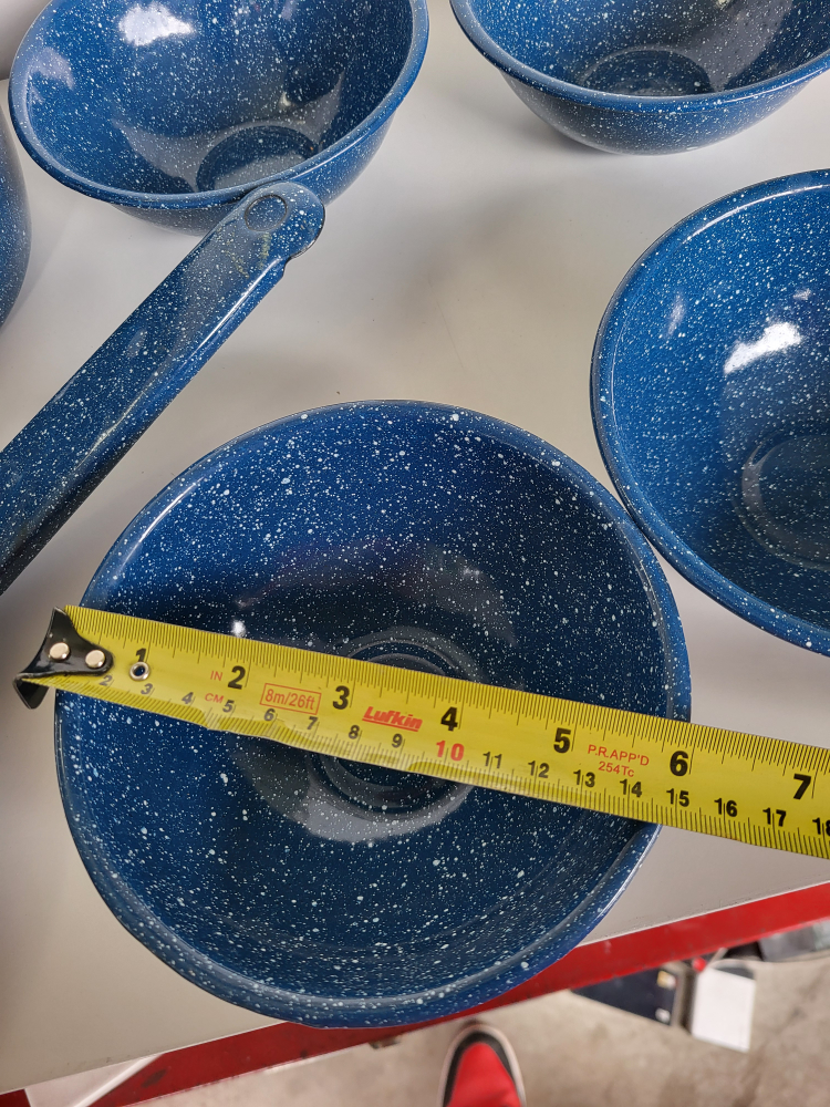 Blue Enamel Camping Cookware - photo 5