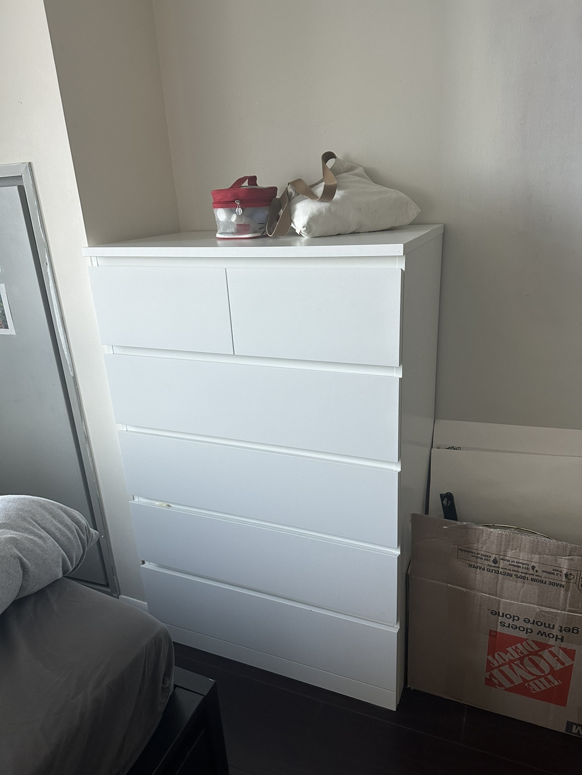 IKEA White 5-drawer dresser