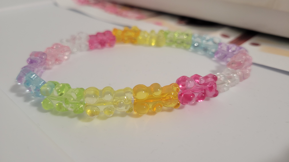 Brand New Rainbow Gummy Bear Puppy Bracelet - photo 2