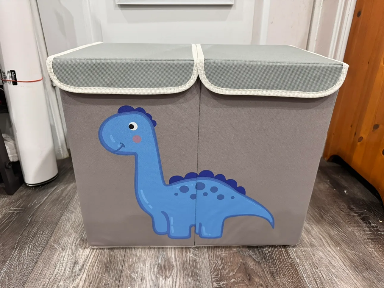 Collapsible Storage Bin with Lid thumbnail