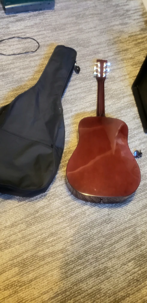 ☆Johnson 3/4 size Acoustic Guitar with Case - photo 5