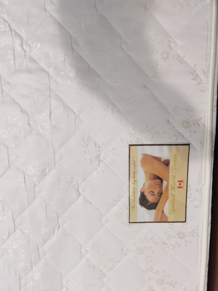 Quilted Hard Foam Mattress #freecycle