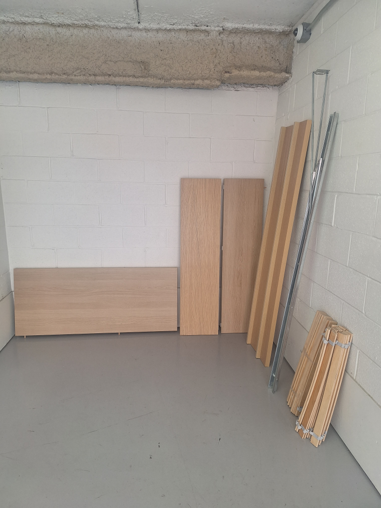 IKEA MALM White Oak Full-Size Bed