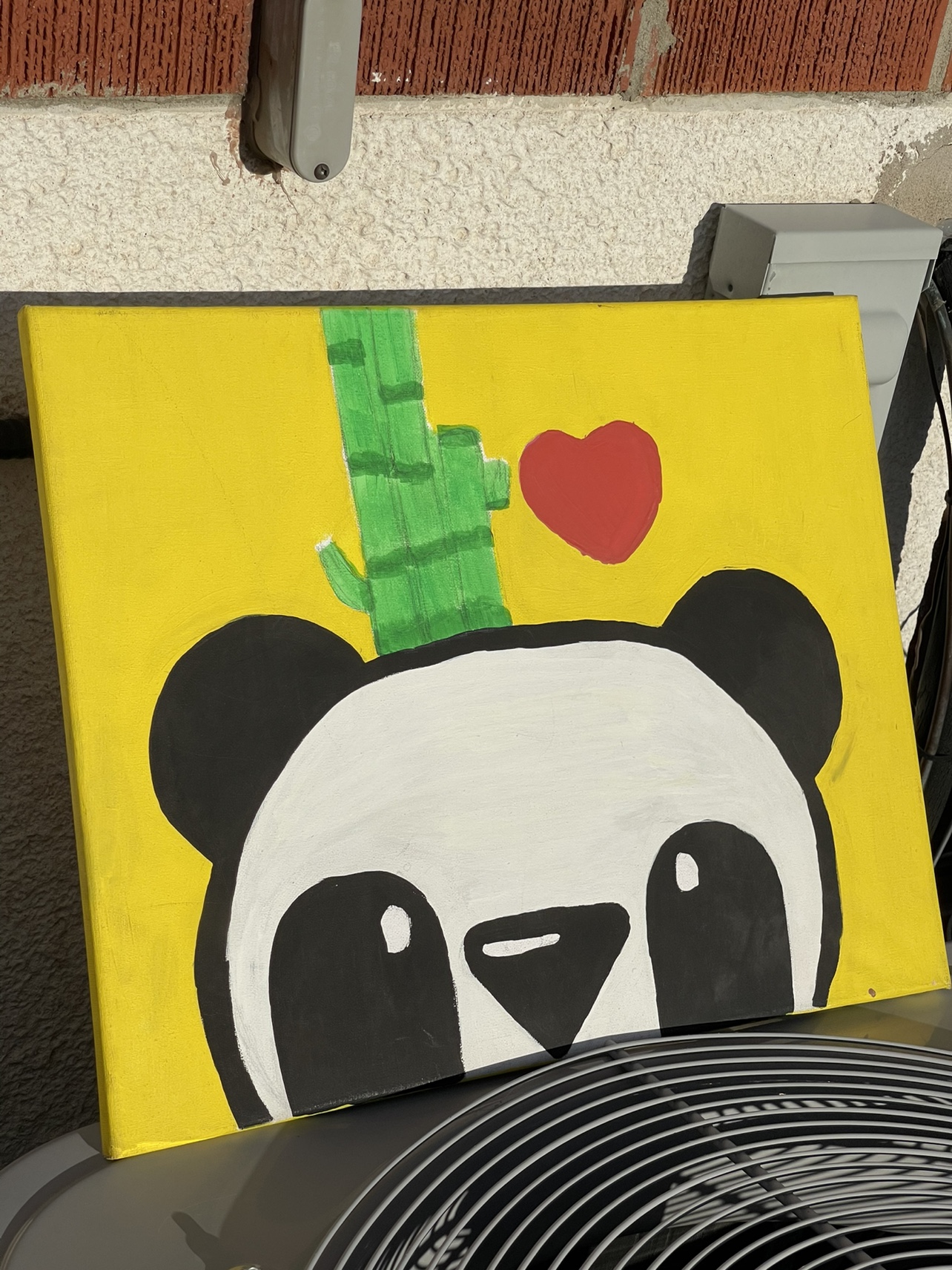 Cute Panda Painting - photo 2