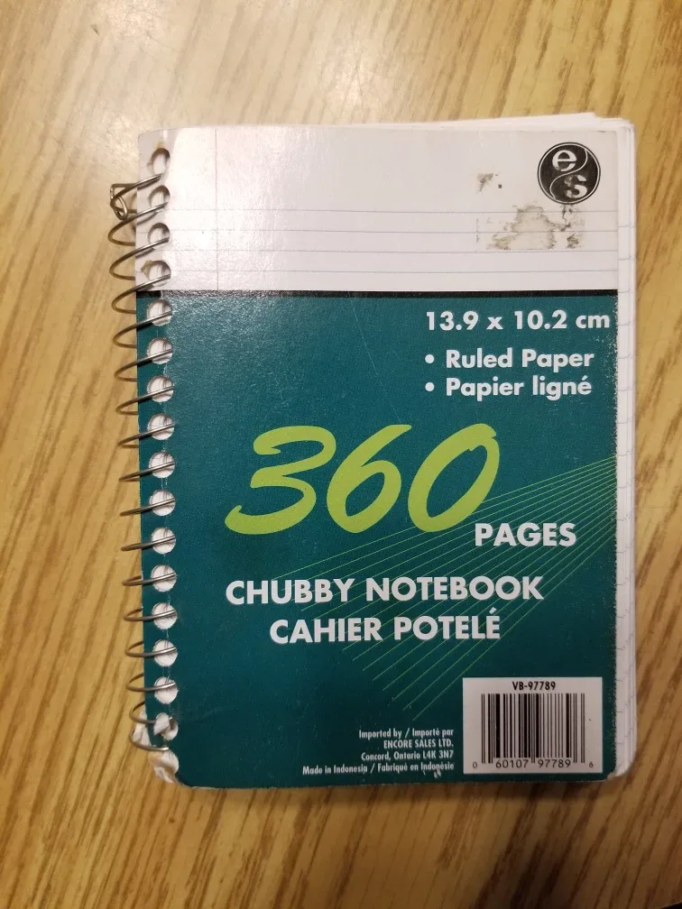 #freecycle ruled notebook thumbnail