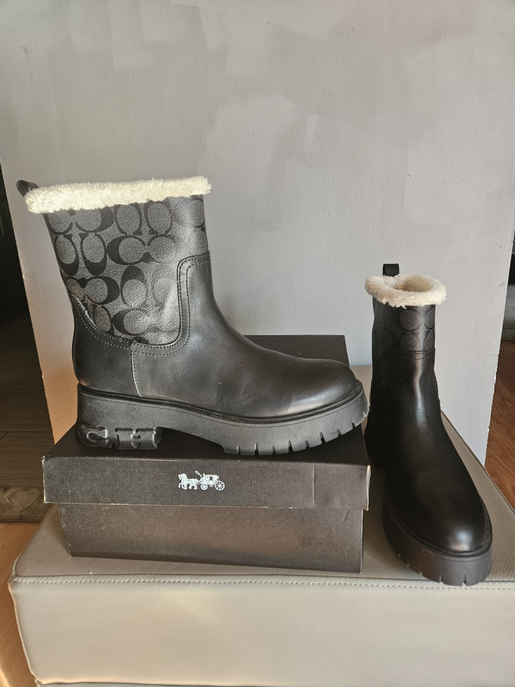 Coach Black Boots