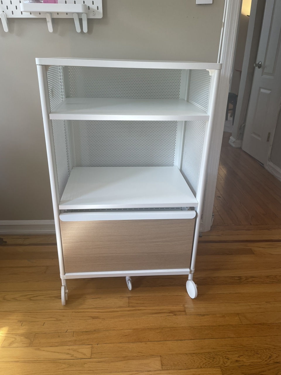 Ikea Bekant  Rolling Storage Cart