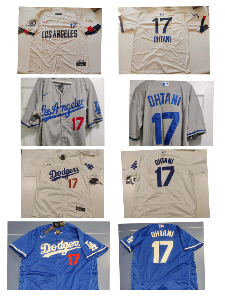 MLB jerseys new with tags size S,M,L,XL and XXL