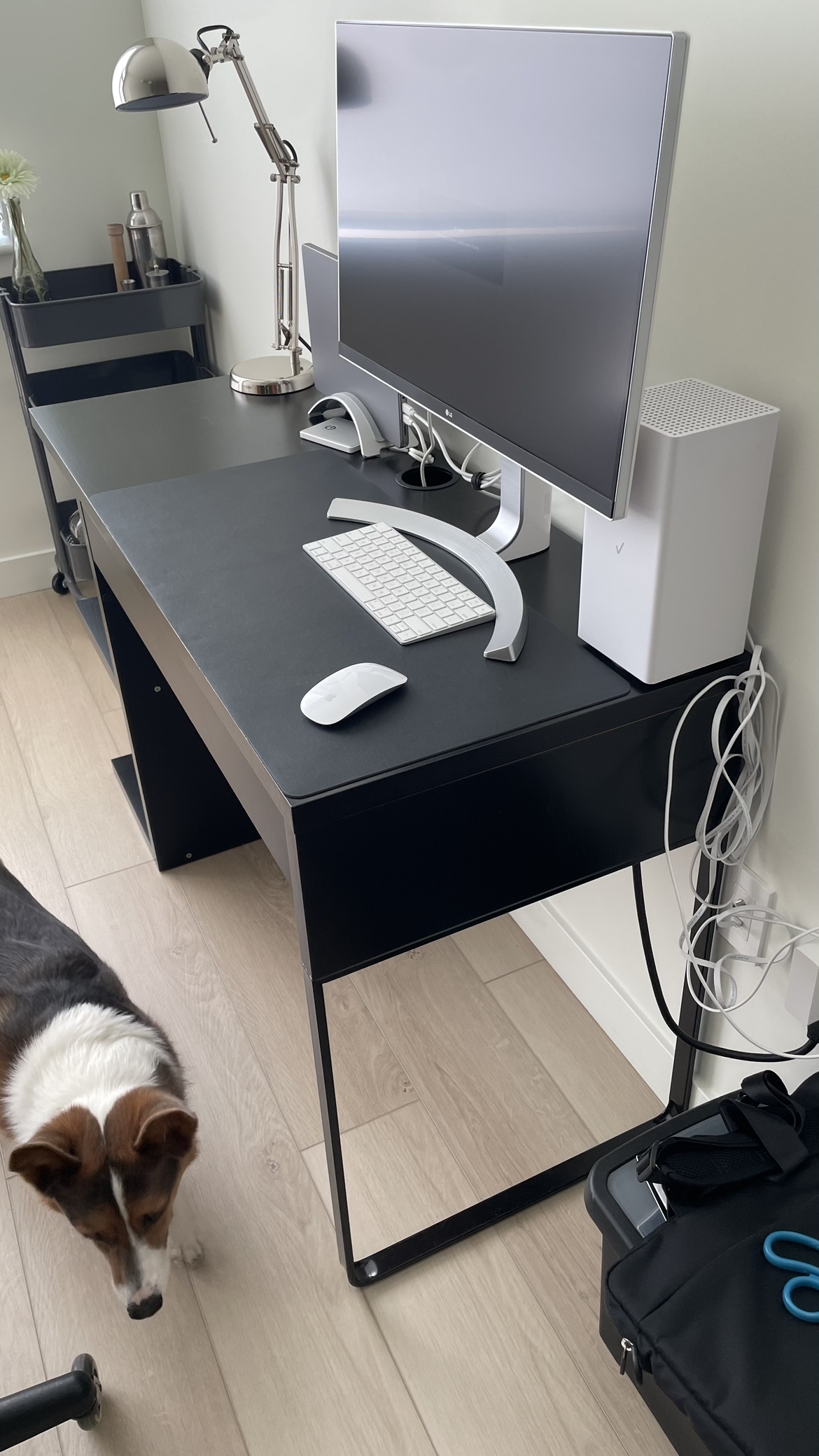 Black IKEA Computer Desk - photo 3