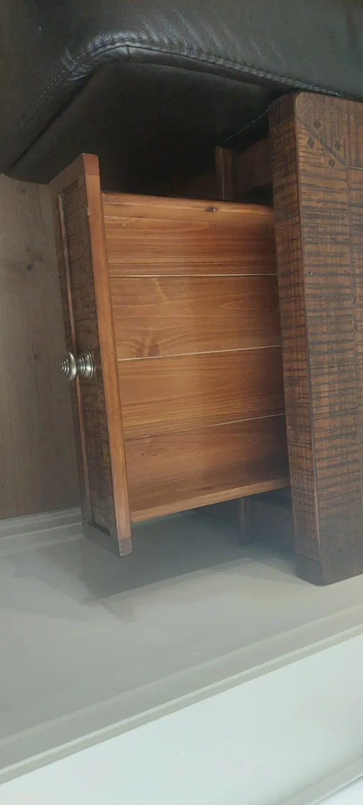 Wooden End Table with Drawer image indicator(2)