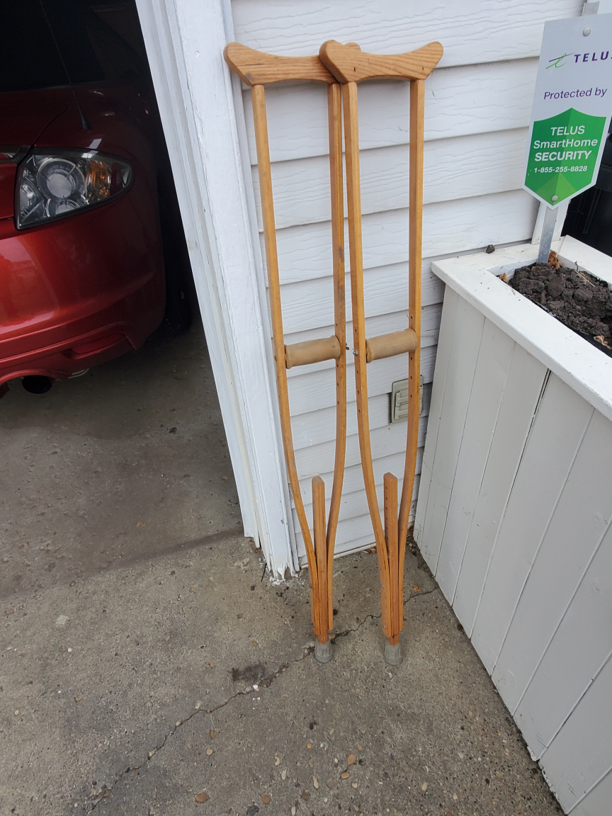 Wooden Crutches