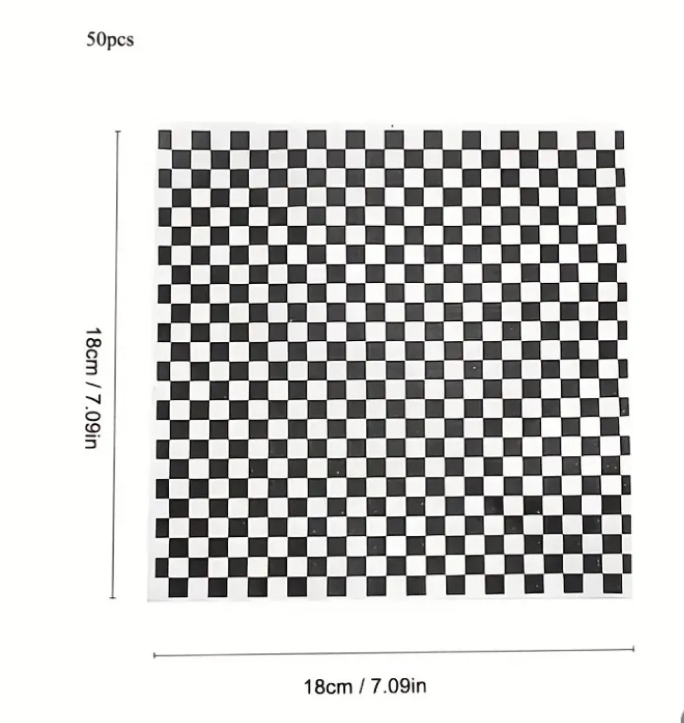 Checkered Food Paper thumbnail