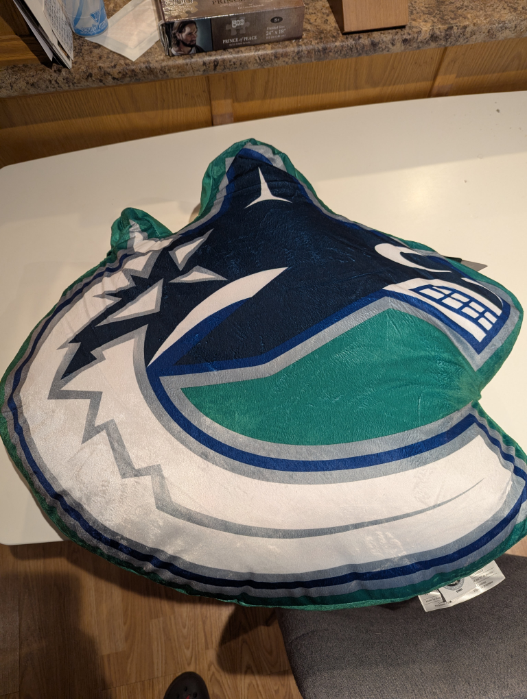 Vancouver Canucks NHL Plush Pillow