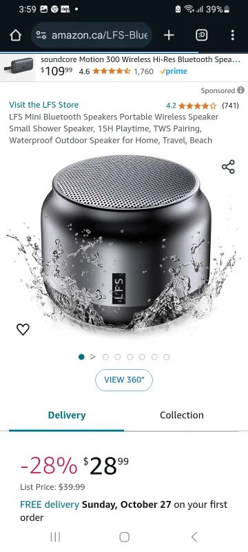 Small Bluetooth Speaker thumbnail