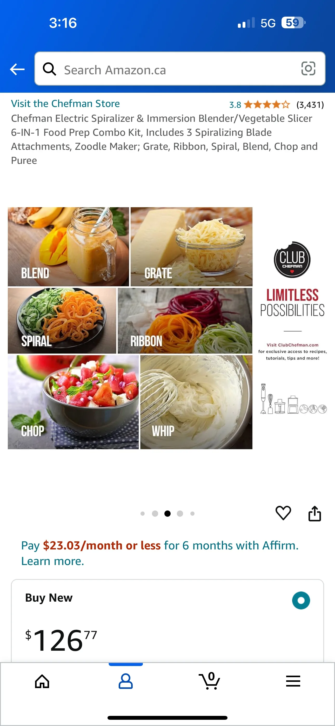 Hand held blender - Chefman 6-in-1 Food Prep Combo Kit image indicator(2)