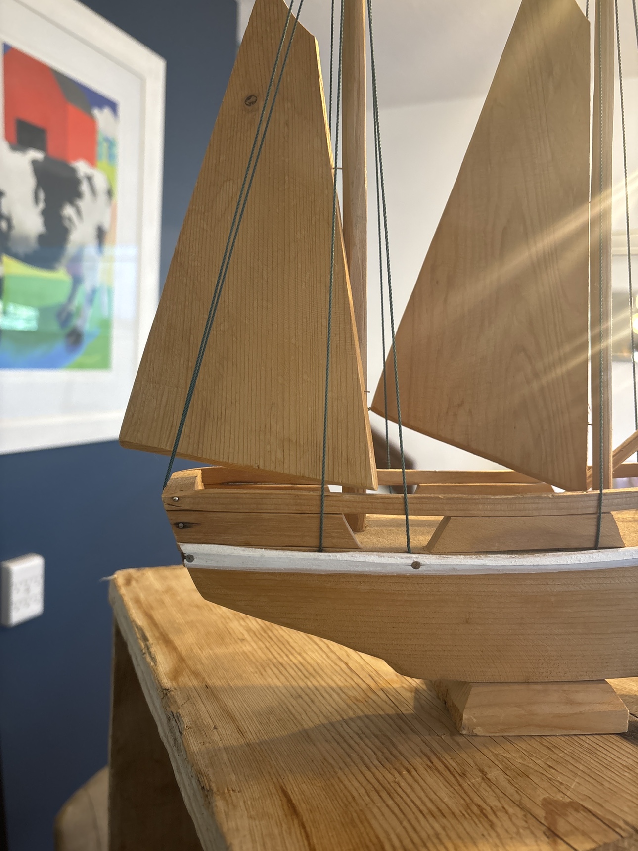 Wooden Sailboat Model - photo 5
