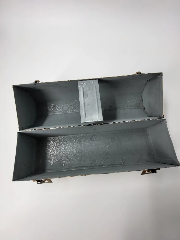 Beautiful Hand-Painted Cottage Style Metal Box image indicator(5)