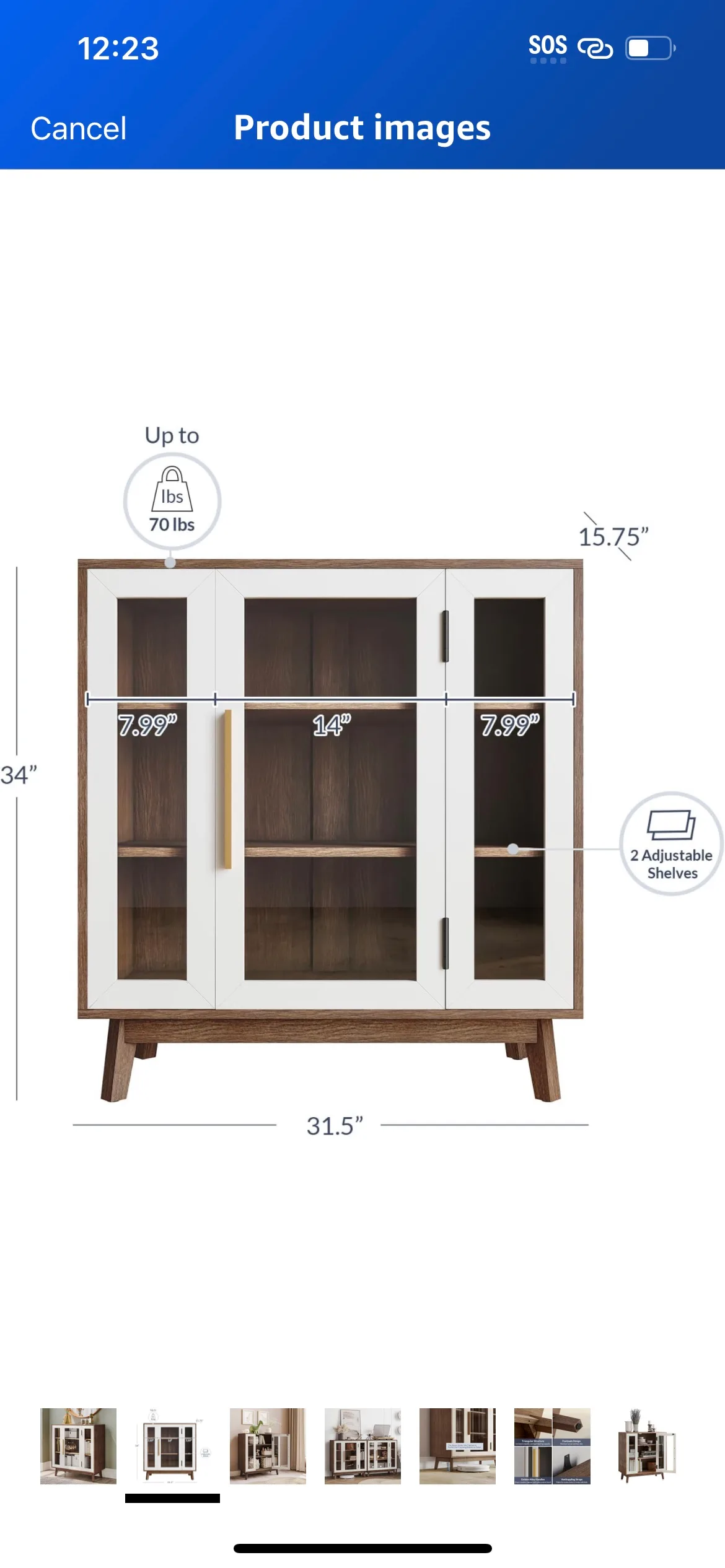 Modern curio cabinet #496 image indicator(2)